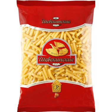 Макароны Шебекинские рожки рифленые 450г