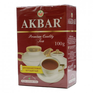 Чай Акбар черный байховый 100г