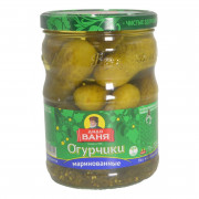 Огурцы Дядя Ваня маринованные слабокислые 950г Огурцы Дядя Ваня маринованные слабокислые 950г
