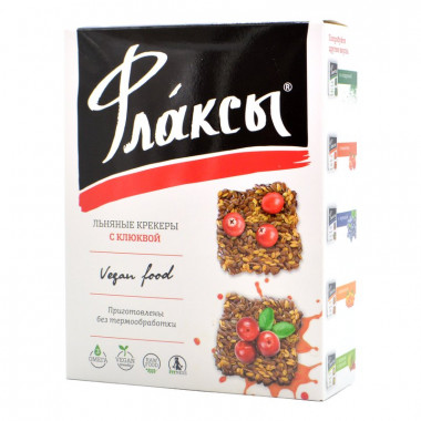 Флаксы Компас здоровья льняные с клюквой 120г