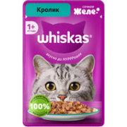 Корм для кошек Вискас кролик в желе 75г