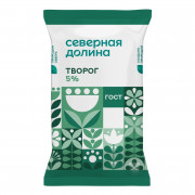 Творог Северная долина 5% 180г Творог Северная долина 5% 180г