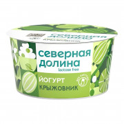 Йогурт Северная долина без лактозы крыжовник 2,8% 130г