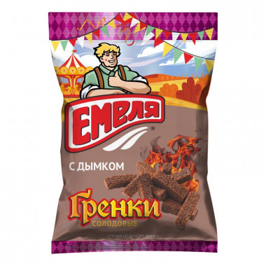 Гренки Емеля с дымком 60г