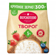 Творог Вкуснотеево 5% 300г пакет