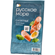 Палочки крабовые Русское море салатные 200г