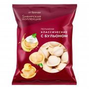 Пельмени Сибирская коллекция с бульоном 600г Пельмени Сибирская коллекция с бульоном 600г