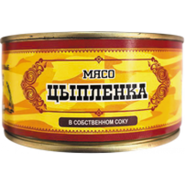 Мясо цыпленка Старшина в собственном соку 325г ж/б