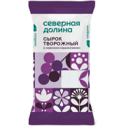 Сырок Северная долина творожный с изюмом и ванилином 8% 90г Сырок Северная долина творожный с изюмом и ванилином 8% 90г