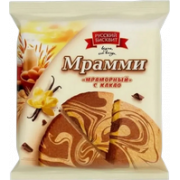 Пирог Русский бисквит Мраморный с какао 250г Пирог Русский бисквит Мраморный с какао 250г