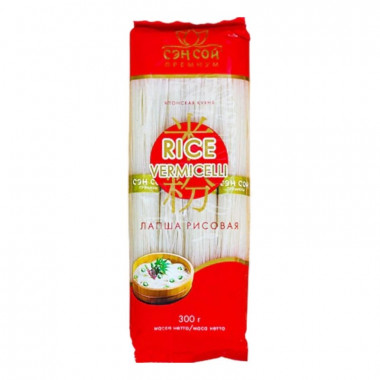 Лапша Сэн Сой рисовая 300г