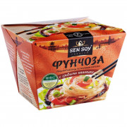 Вермишель Сэн Сой фунчоза под китайским устричным соусом с грибами шиитаке 125г
