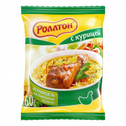 Вермишель б/п Роллтон с куриным вкусом 60г