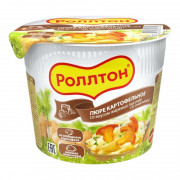 Пюре картофельное Роллтон жареные лисички со сметаной 40г
