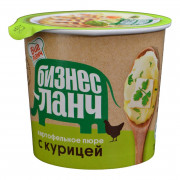 Пюре Бизнес Ланч со вкусом курицы гриль 40г стакан