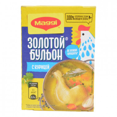Бульон Магги Золотой куриный 9г*8шт 72г