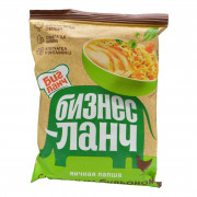 Лапша Бизнес Ланч яичная с куриным бульоном 45г пакет