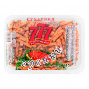 Гренки 777 красная икра 150г контейнер