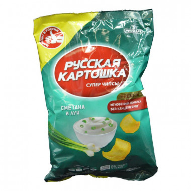 Чипсы Русская картошка сметана-лук 80г