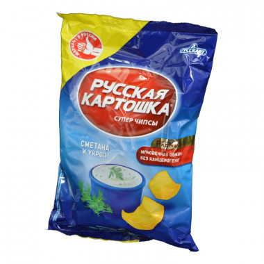 Чипсы Русская картошка сметана-укроп 80г