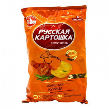 Чипсы Русская картошка со вкусом курицы 140г