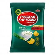 Чипсы Русская картошка со вкусом сметана и лука 140г