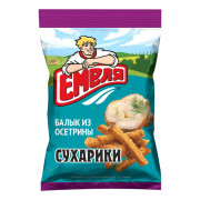 Сухарики Емеля балык из осетрины 90г