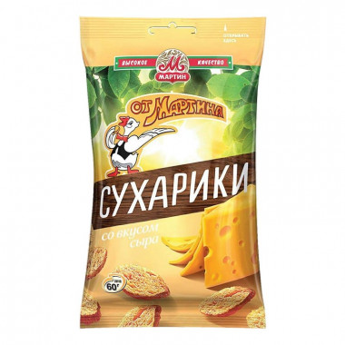 Сухарики от Мартина с сыром 60г