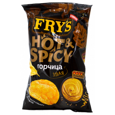 Чипсы FRY`S Злая горчица 70г