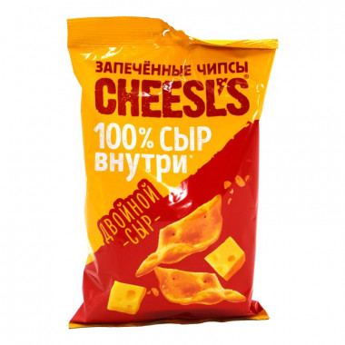 Чипсы Бон Джорно Чилс Запеченные со вкусом двойного сыра 100г