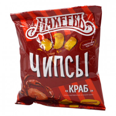 Чипсы Махеев краб 80г