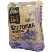 Чипсы Бруто крафт жареная картошка чеснок и травы 120г