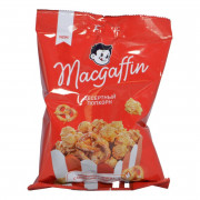 Попкорн Макгаффин карамельный со вкусом сливочной ириски с солными брецелями десерный 65г