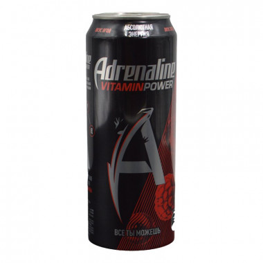 Напиток энергетический Adrenaline Rush VP Ягодная энергия 0,449л ж/б