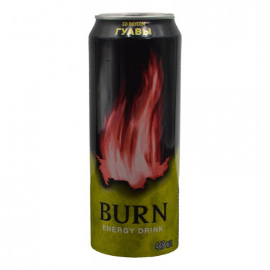 Напиток энергетический BURN со вкусом Гуавы 0,449л ж/б