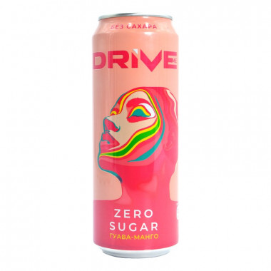 Напиток энергетический Drive Me Гуава Манго без сахара 0,449л ж/б