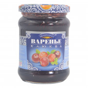 Варенье Экопродукт десертное клюква с/бн 325г