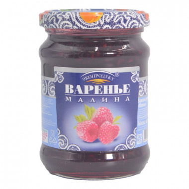 Варенье Экопродукт малина 325г ст/б