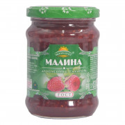 Малина Экопродукт дробленая с сахаром 320г ст/б