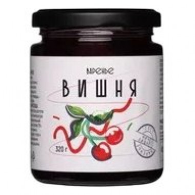 Варенье Мастер Джем Чистая польза вишневое 320г ст/б