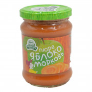 Пюре Семилукская Трапеза яблочно-морковное с сахаром 260г