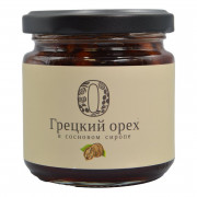 Орехи Русский лес грецкие в сиропе из сосновых шишек 220г