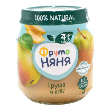Пюре Фруто-няня груша 100г