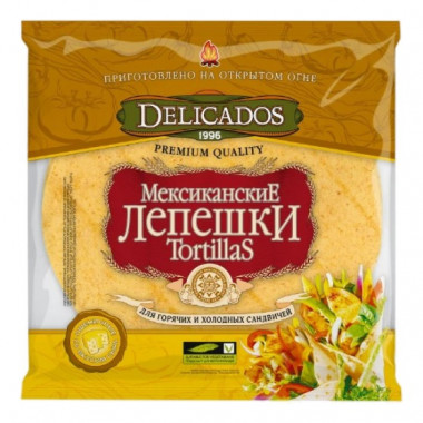 Лепешки Деликадос мексиканские сырные 400г