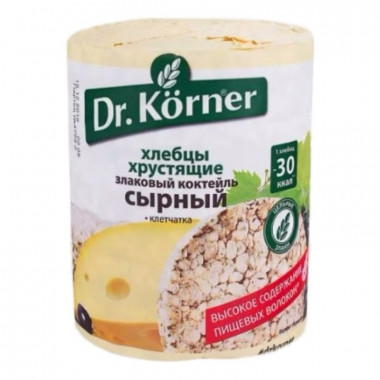 Хлебцы Д.Кернер злаковый коктейль сырный 100г