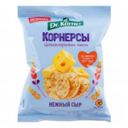 Корнерсы Dr.Korner цельнозерновые чипсы нежный сыр 50г