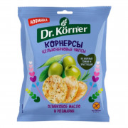 Корнерсы Д.Кернер цельнозерновые чипсы розмарин оливковое масло 50г