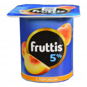 Продукт йогуртовый Фруттис персик клубника 5% 115г