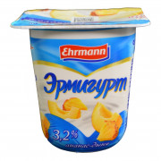 Продукт йогуртный Эрмигурт ананас-дыня молочный 3,2% 100г