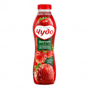 Йогурт Чудо питьевой клубника-земляника жир. 1,9% 260г